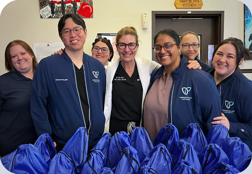 Members of Dermatology Partners together at The Baltimore Station